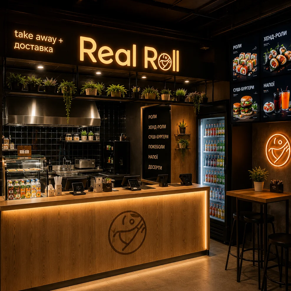 Заклад Real Roll зсередини